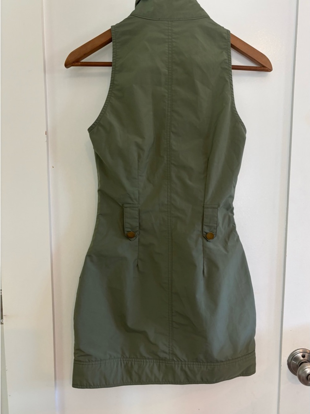 superdown Olive Utility Zip Mini Dress - Picture 3 of 11